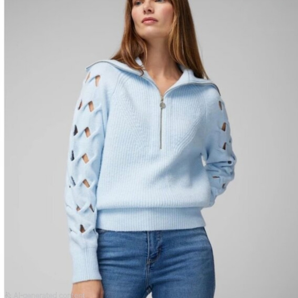 WHBM Half Zip Pullover
